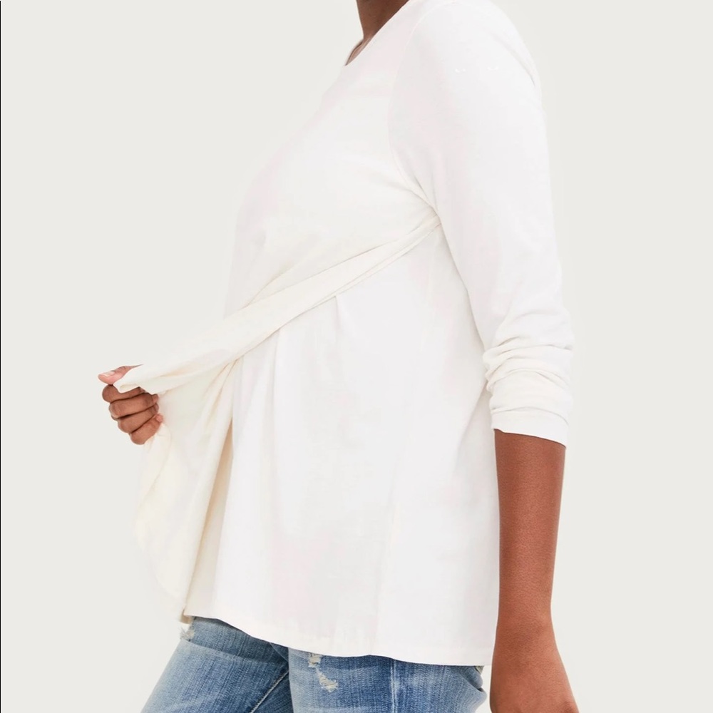 Never Worn HATCH Longsleeve Nursing Tee